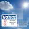 Signmission Gun Free Drug Free Zone OSHA Notice Sign, Vinyl Decal, 10in W x 7in L, 2PK OS-2PACK-NS-D-710-L-15754 - alternate 6